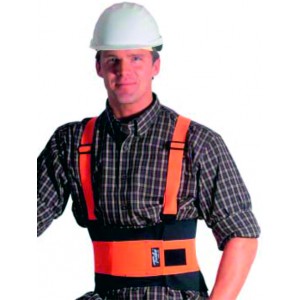 CINTA PROT. LOMBAR PRETO/LARANJA TRACK 837